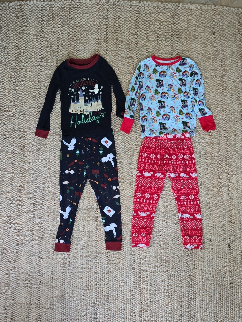 Kids Holiday Harry Potter/ Bluey Pajama Set